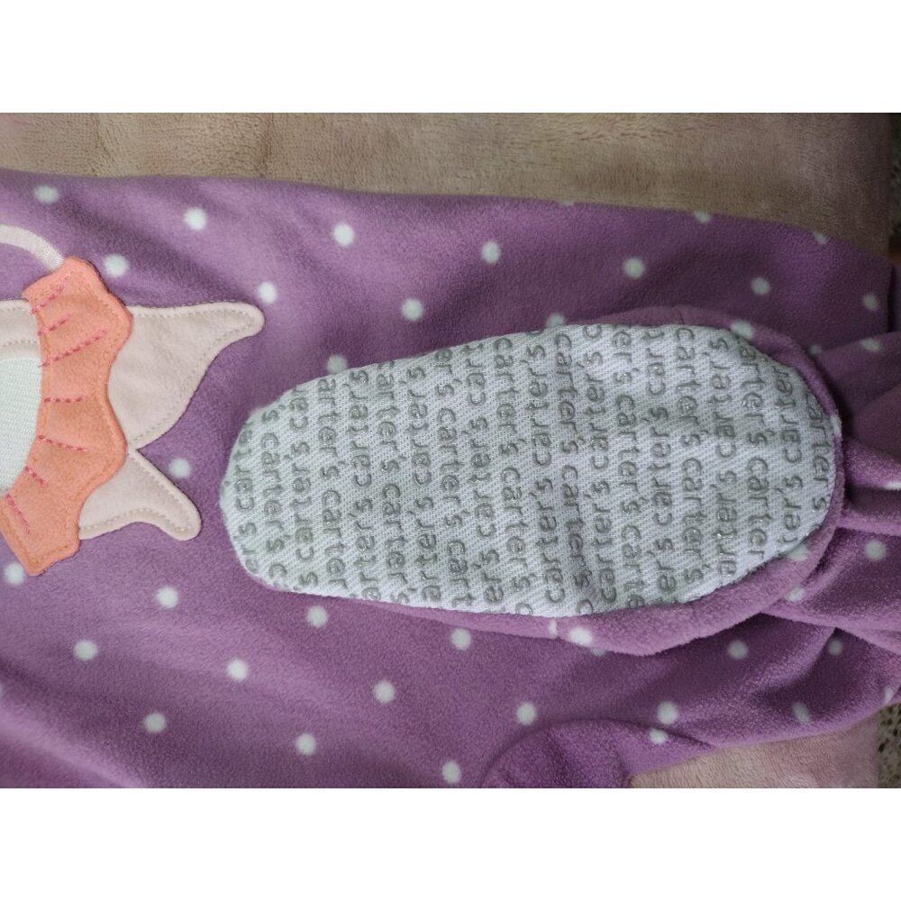 CARTER'S, sleeping game, violet color with white balls, for girls, size 3T/3A - Picture 9 of 11